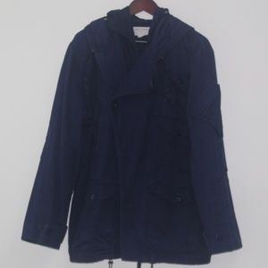 French Connection Navy Men's Peacoat - Size Large